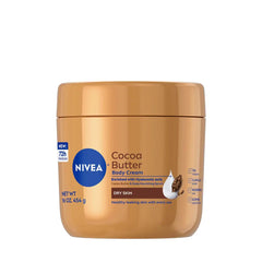 NIVEA Cocoa Butter Body Cream for Dry Skin - 16oz: Aluminum & Dye-Free Moisturizer with Vitamin E for Whole Body