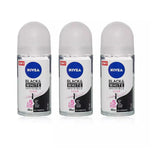 Nivea Women Black & White Invisible Clear Roll On 1.7oz (3 Pack)