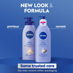 NIVEA Shea Nourish Dry Skin Body Lotion with Shea Butter