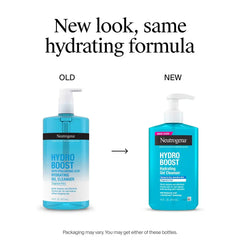 Neutrogena Hydro Boost Hydrating Facial Cleanser and Makeup Remover with with Hyaluronic Acid - Fragrance Free