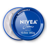 NIVEA Creme Body, Hand and Face Moisturizing Cream Fresh - 13.5 oz: Normal, Dry Skin, Paraben-Free, Jar