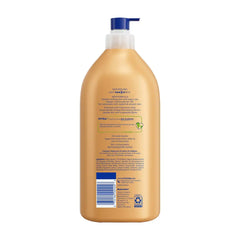 NIVEA Cocoa Butter Body Lotion with Deep Nourishing Serum - 33.8 fl oz: For Normal and Dry Skin, Whole Body Application, Pump Bottle