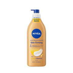 NIVEA Q10 Skin Firming Melanin Beauty & Hydration Body Lotion: Moisturizing Pump for Normal & Dry Skin, 16.9 fl oz