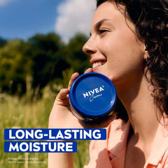 NIVEA Creme Body, Hand and Face Moisturizing Cream Fresh - 13.5 oz: Normal, Dry Skin, Paraben-Free, Jar