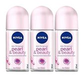 Nivea Women Pearl & Beauty Roll On 1.7oz (3 Pack)