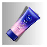 Nivea Japan UV Deep Protect & Care Tone Up Essence SPF 50+ PA++++ | no greasy or sticky feeling (Clear Rose)