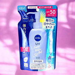 Nivea UV Super Water Gel EX SPF 50+ PA+++ (Refill) - 4.40 oz - Your Daily Defense, Light As Water