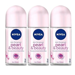 Nivea Women Pearl & Beauty Roll On 1.7oz (3 Pack)