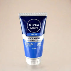 Nivea Japan Men Face Wash - Fresh (3.52 oz) - Kickstart your morning with an icy blast of pure J-beauty clarity