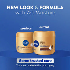 NIVEA Cocoa Butter Body Cream for Dry Skin - 16oz: Aluminum & Dye-Free Moisturizer with Vitamin E for Whole Body