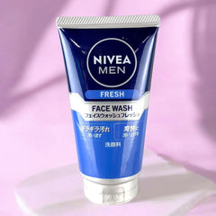 Nivea Japan Men Face Wash - Fresh (3.52 oz) - Kickstart your morning with an icy blast of pure J-beauty clarity