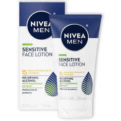 Nivea Men Sensitive Face Lotion with Vitamin E - SPF 15 - 2.5 fl oz