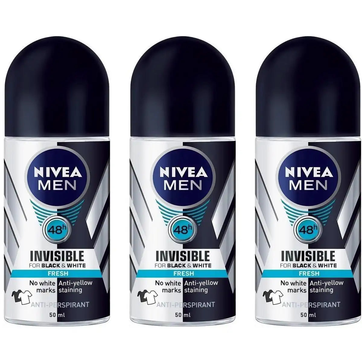 Nivea Men Black & White Invisible Fresh Roll On