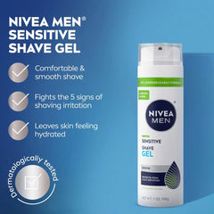 Nivea Men  Sensitive Skin Shave Gel with Vitamin E - 7oz