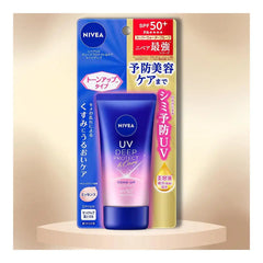 Nivea Japan UV Deep Protect & Care Tone Up Essence SPF 50+ PA++++ Clear Rose | prevents dark spots and freckles. - (1.76 oz)