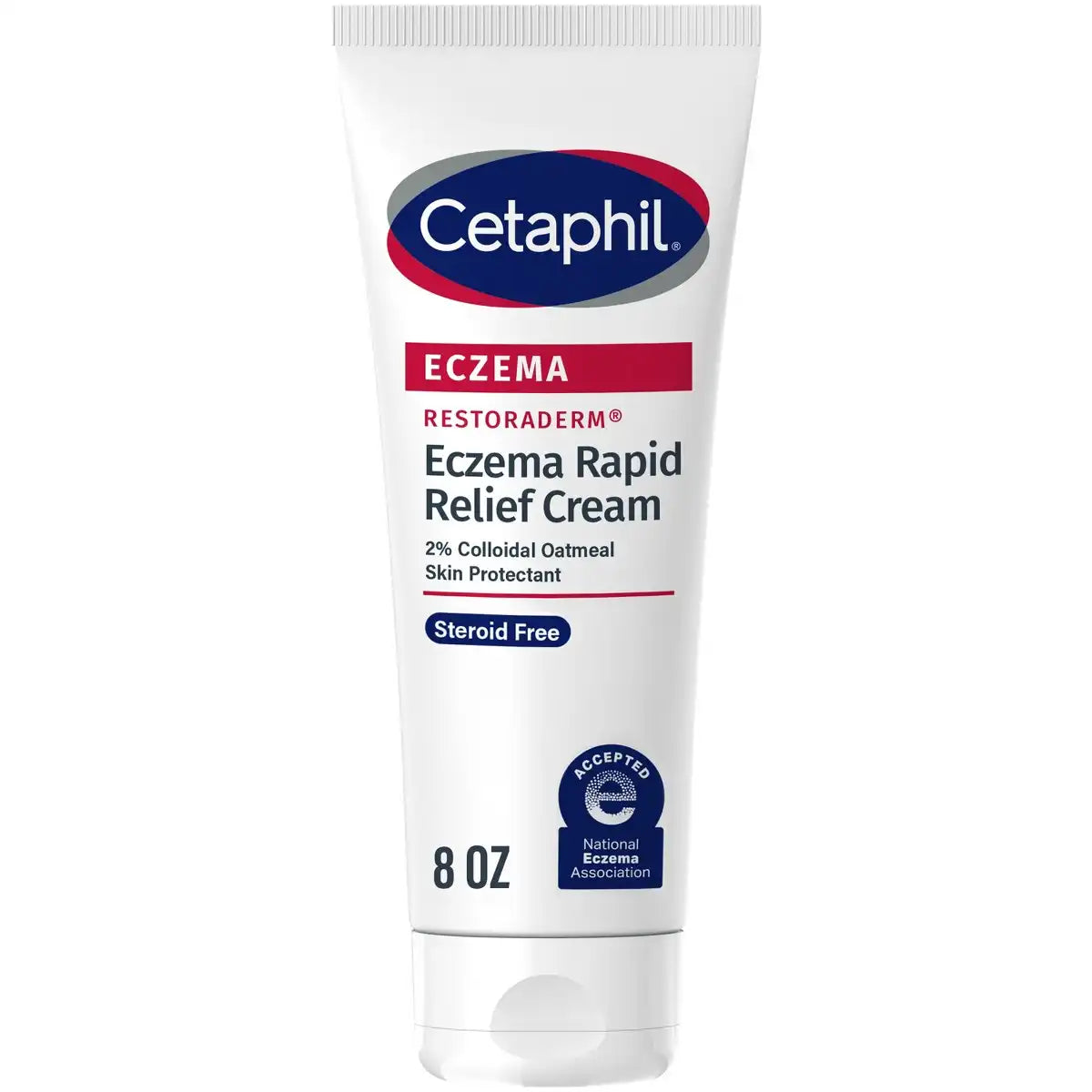 Cetaphil Restoraderm Flare-Up Eczema Relief Body Cream, 2% Colloidal Oatmeal - Unscented - 8oz: Moisturizing, Hypoallergenic, Paraben-Free, Whole Body